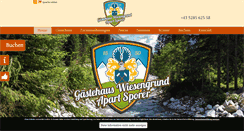 Desktop Screenshot of haus-wiesengrund.com